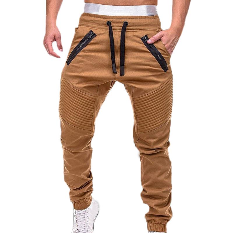 

Men Joggers Pants Autumn New Mens Sweatpants Leisure Cotton Mens Joggers Casual Sweatpants Men's Workout Slim Fit Trousers, Khaki