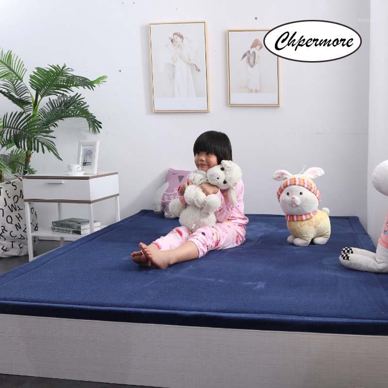 

Chpermore Simple Solid Large Carpets Non-slip Tatami Mats Bedroom Home Lving Room Rug Floor Rugs Children's non-slip mat1, Style 8