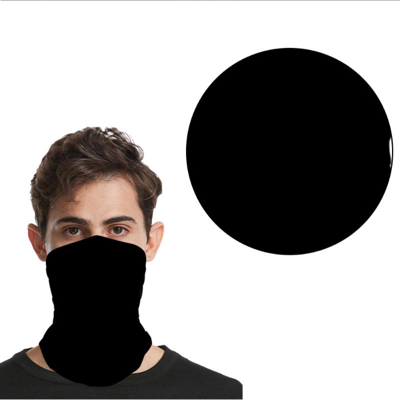 

Color Scarf Soft Outdoor Headwear Elastic Sports Headband Bandana Face Cover for Climbing Hiking Cycling (Black