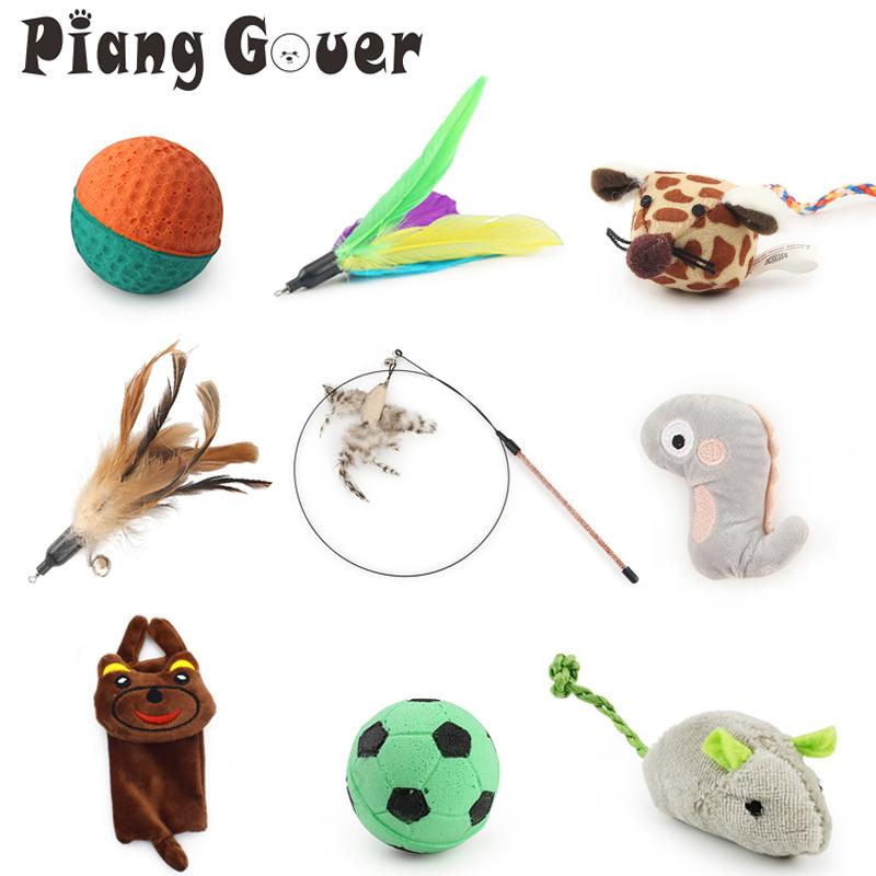 

Clean Tooth Ball Feather Cat Toy Pet Toy Mouse Catnip Toys For Cat Interactive Stick Funny interactive Ball Pet Supplies