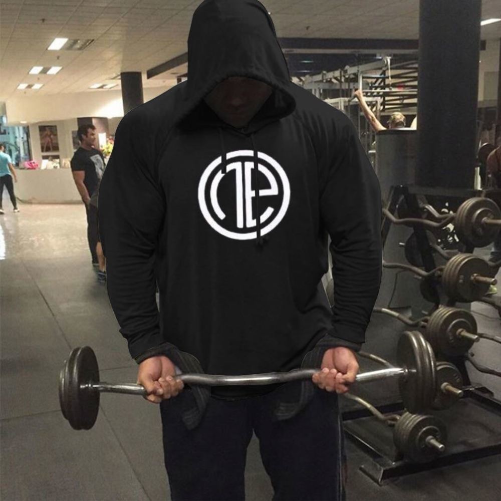 

2020 European style men hip hop fleece hoodies high quality cotton fabric printed pattern, Black