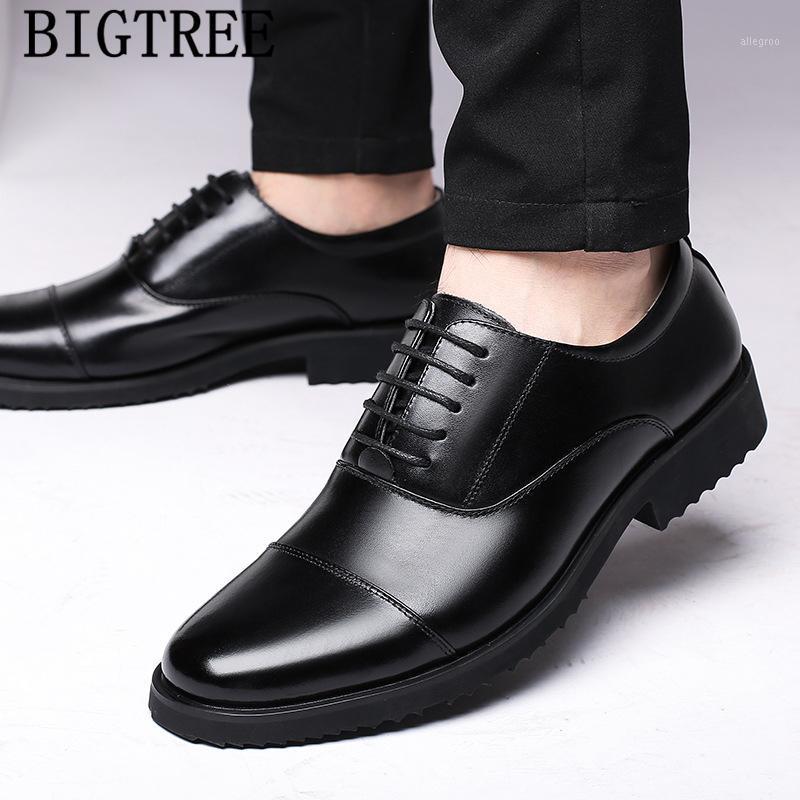 

Business Shoes Men Oxford Leather Italian Office Shoes Men Formal Coiffeur Classic Elegant Zapatos De Hombre Ayakkabi1, Black