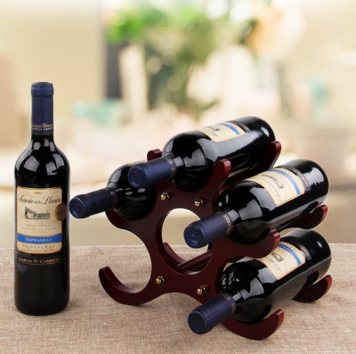 

Solid wood wine rack decoration European creative glass rack home cabinet display rack wine utensils1