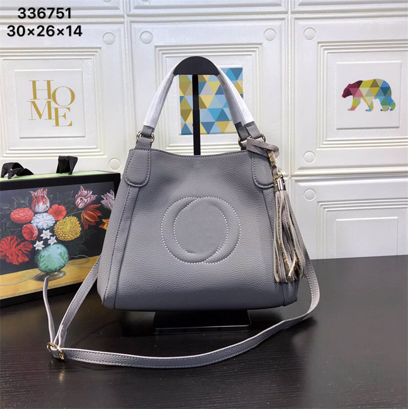 

2021 New Products Free Shipping 336751 Worldwide Classic Luxury Color Matching Leather Shoulder Bag Best Quality Handbag Size 30cm 26cm 14cm, Red