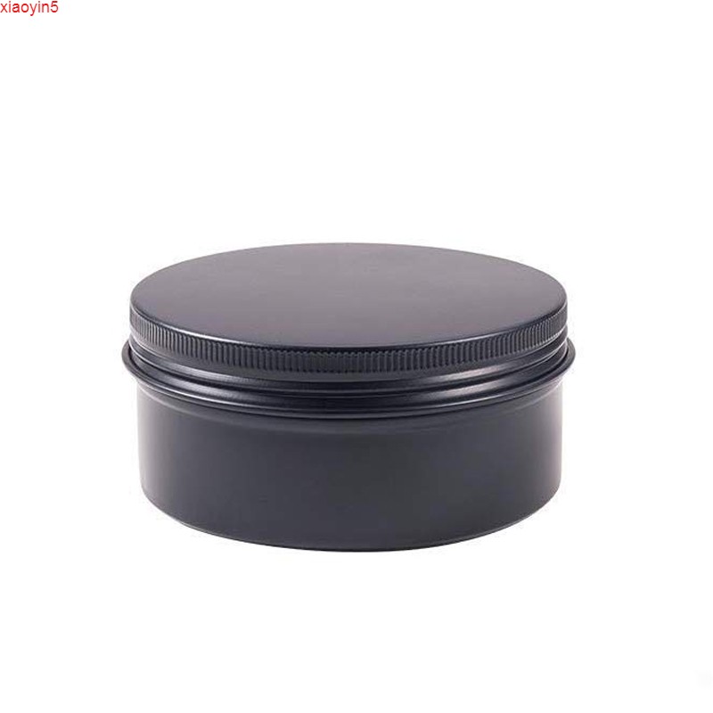 

24Pcs 50g Metal Aluminum Round Tin Cans Box 50ml Black Empty Cosmetic Cream Jar Pot Case Screw Thread Lid Lip Balm Containergood product