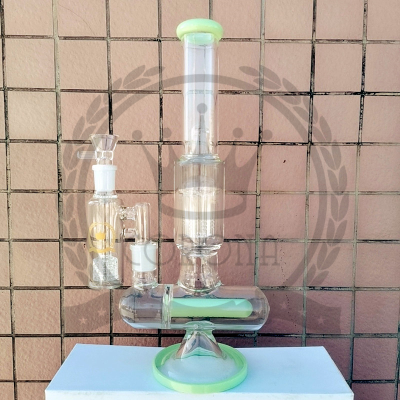 

Bong,quartz banger hanger nail glass bongs dab rigs oil rig beaker showerhead bubbler waterpipes 14.4mm with water filter ash catcher