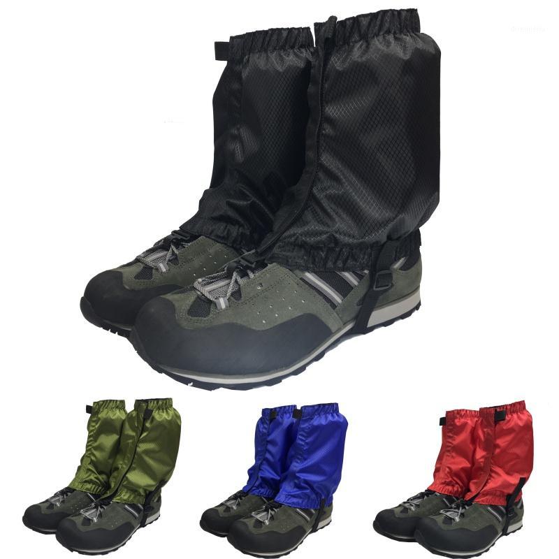 

Outdoor Snow Ski Gaiters Leg Cover Hiking Climbing Boot Leggings Waterproof Hunting Trekking1, Black