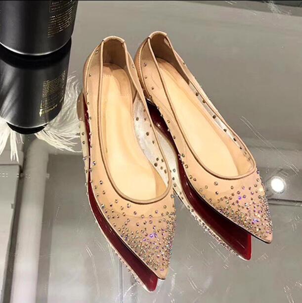 

2021 New Hot Girl Fashion Sales High Leather Pointed Toe Foot Buckle Shoes Red GG64