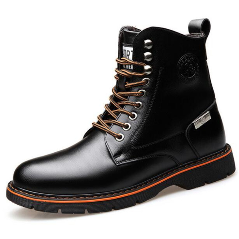 

Designer Dropshipping Autumn Winter Casual New Riding in Addition to Velvet Help Warm Men's Shoes Fashion Boots Imn3, One single shoes