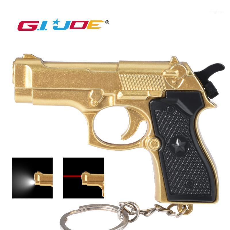 

Cob Pistol shape keychain light infrared lamp built-in battery led mini portable 2 modes plastic new applicable1