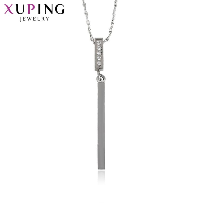 

11.11 Deals Xuping Newest Necklaces Stainless Steel Jewelry Fashion Party Gifts Woman Man 00208