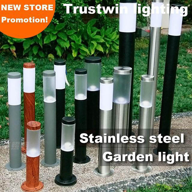 60cm landscape lamps waterproof IP65 stainless outdoor Garden lawn pillar light post lamp bollard lighting-image-613695450