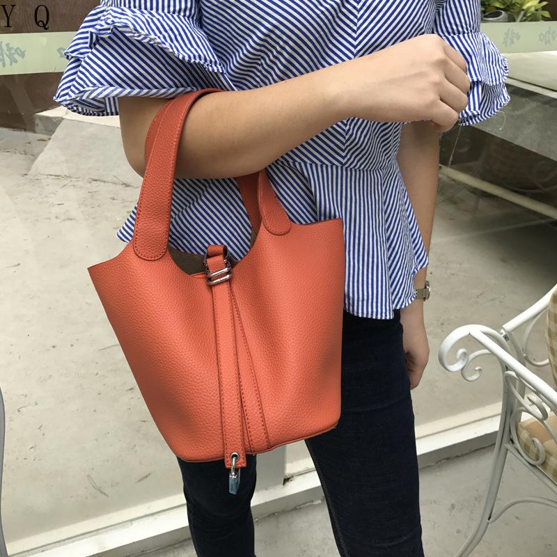 

New women's handbag fashion composize shoulder bag color bucket bag BW01-SB-cnstzm