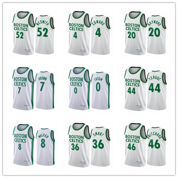 

Boston Celtics MEN Kemba Walker Fall Jayson Tatum Jaylen Brown Jeff Teague City Basketball Jersey New Uniform, Black