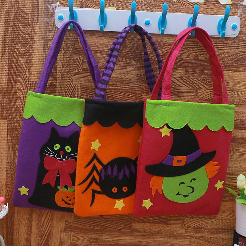 

Ghost Festival Children's Candy Bag Prop Bag Halloween Portable Non-woven Biscuits Packaging Bags Gift Party Supplies