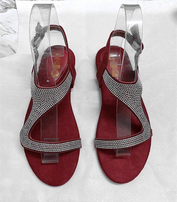 

Women Summer Flat Slippers Rhinestone Shoes Open Toe Roman Beach Sandals Ladies Sexy Flip Flops Platform Black Non-slip Slides1, Beige