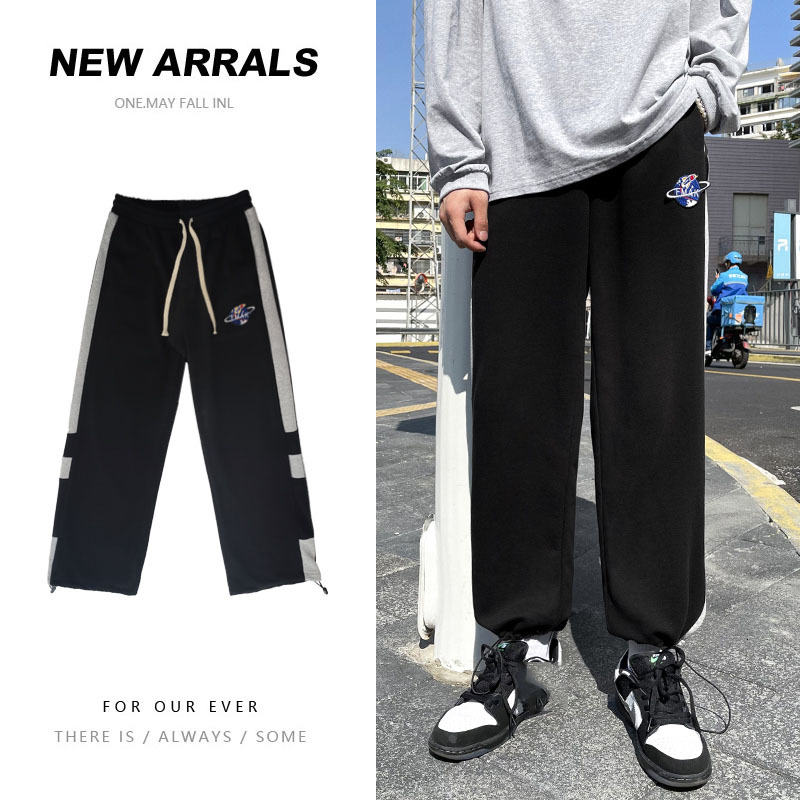 

New 2021 Ankle-length Black Sweatpants Streetwear Spring Autumn Hip Hop Pants Men's Casual Korean Oversize Joggers Trouers Hg8g, K3423 2
