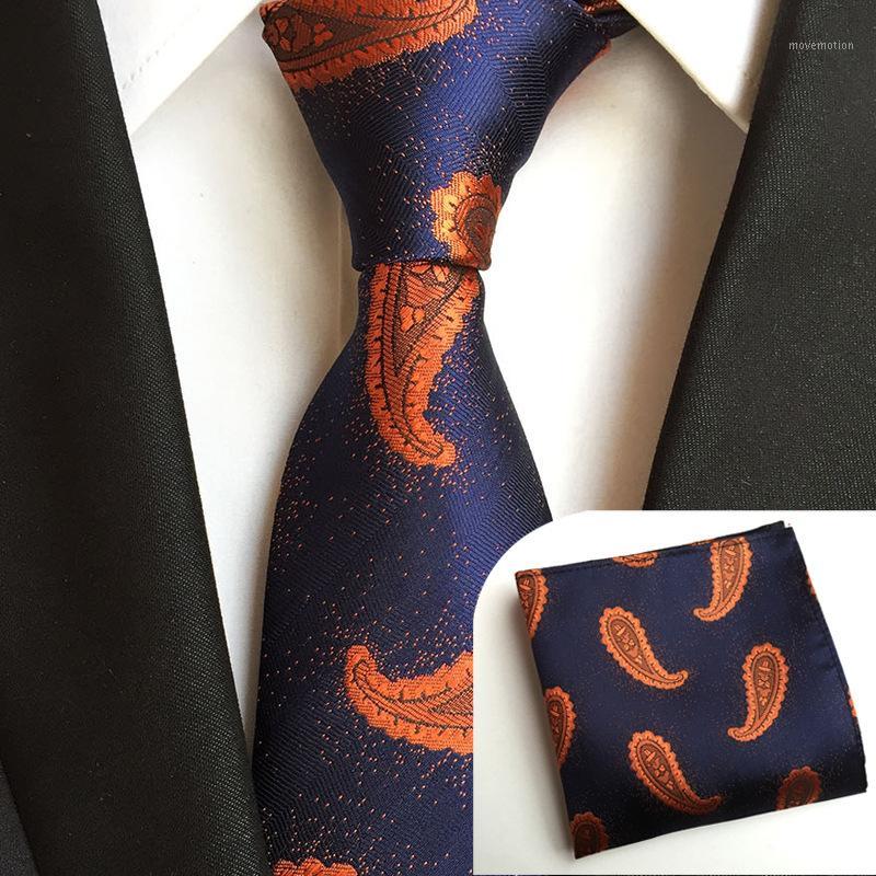 

Linbaiway Classic Men's Flower Ties Set for Men Fashion Necktie Handkerchief Pocket Square Neck Tie for Wedding Custom Logo1