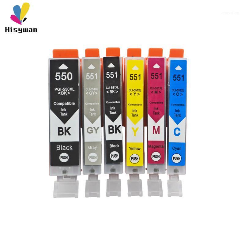 

PGI550 Ink cartridge For Canon PGI 550 CLI 551 printer PIXMA IP7250 MG5450 MX925 MG5550 MG6450 MG5650 MG6650 IX6850 MX725 MX9251