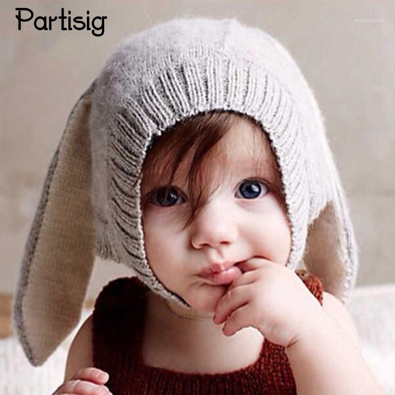 

Partisig Brand Ears Winter Warm Baby Hats Children Crotched Winter Animal Hats Super Cute Baby Caps1, Grey