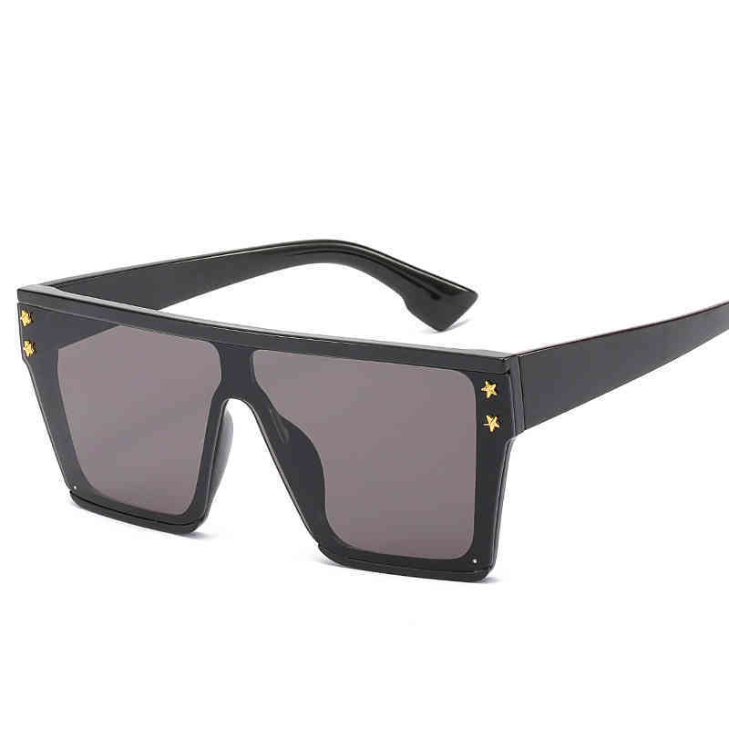 

Sunglasses 2021 sky trend ys one piece Womens Korean large frame glasses