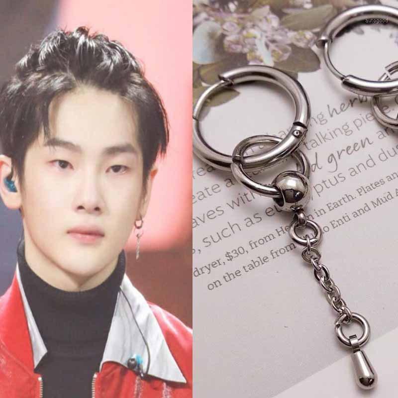 

Dangle & Chandelier KPOP Korea Earrings Single Men's Soul Sword Trend Style Black Fashion Student Got7 Ear Jewelry1