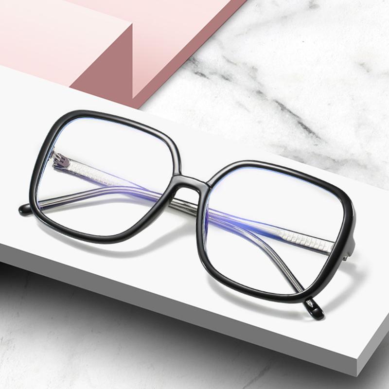 

Sunglasses BINGKING Square Shape Unisex Glasses 6 Colors Oversized Plastic Frame Anti Bluelight Lens 8846 UV400 Protection Eyewear