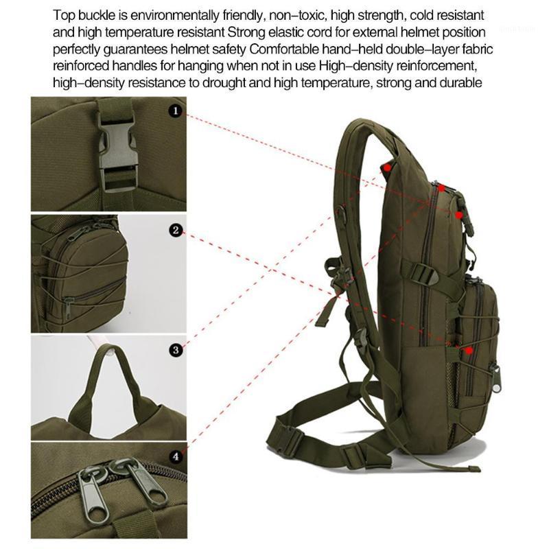 

Durable Backpack Backpack 15L Drawstring Tactical Field Survival Outdoors Mountaineering Practical Hunting1, Green