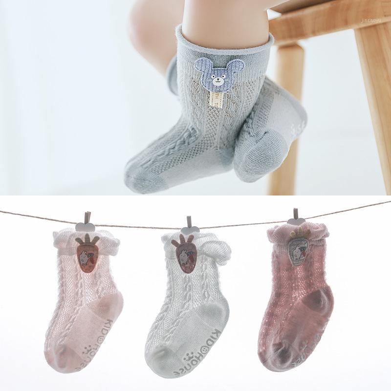 

MAYA STEPAN 1 Pair Cotton Spring Breathable Newborn Baby Girl Kids Sock Flower Bowknot Lace Anti Slip Gift Children Summer Socks1, 1 pair radish