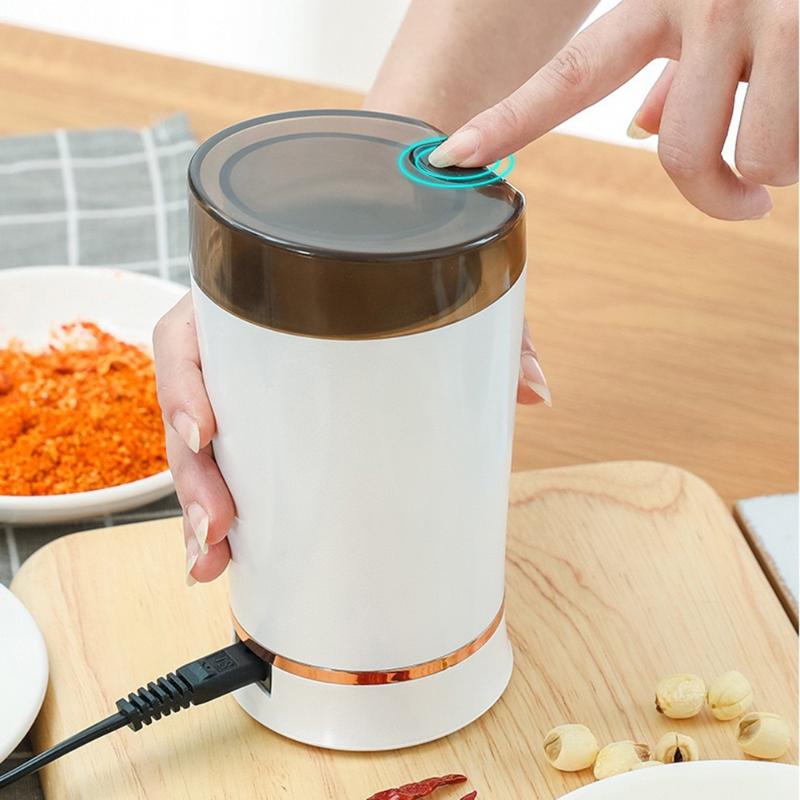

Coffee Grinder Stainless Steel Nuts Beans Grains Mill Herbs Electric Grinding Machine Coffee Bean Grinding Kitchen Gadgets
