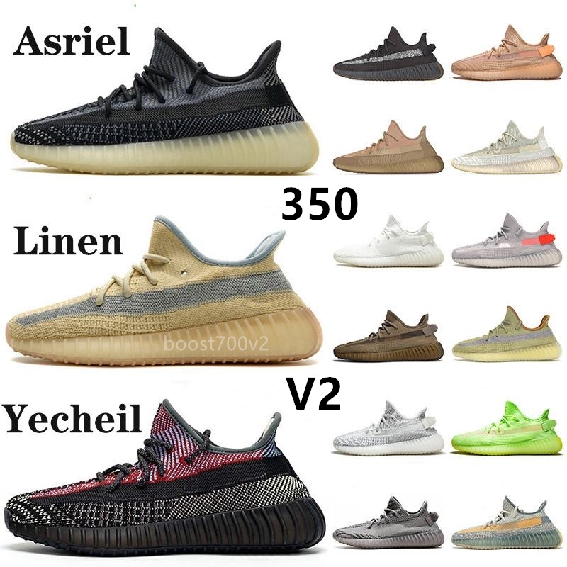 

Quality Linen Asriel Kanye Running Shoes ABEZ Reflective Elada Fashion Yecheil Static GID Glow Zebra Mens Womens Tennis Trainers 36-48, Color #9 yecheil reflective 36-48
