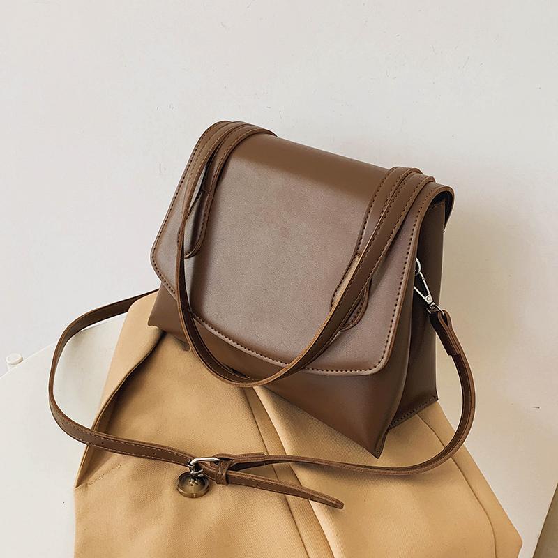 

Niche Design Autumn/winter Retro Underarm Bag Fashion Shoulder Bag Female New Tote Wild Messenger Square Width: 28cm, Black