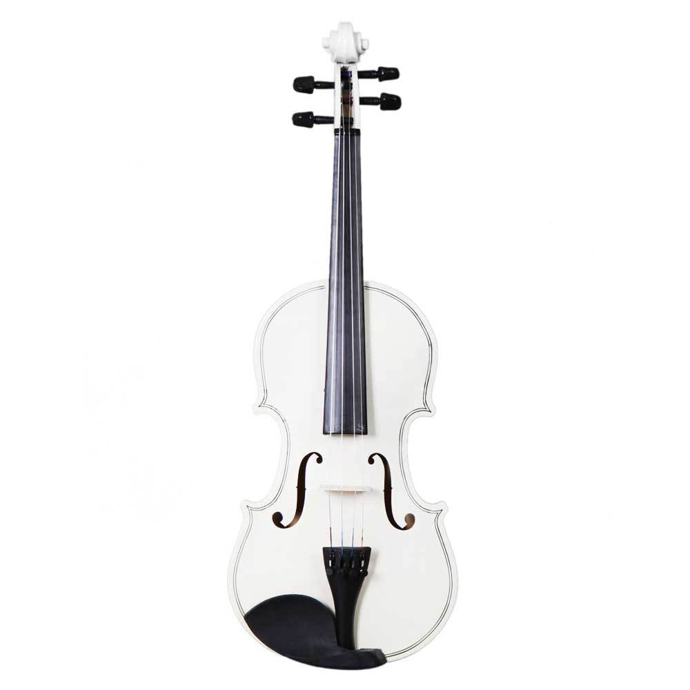

Acoustic Violin 4/4 Full Size with Case and Bow Rosin Set 4 Strings Black for Students Musical Instruments