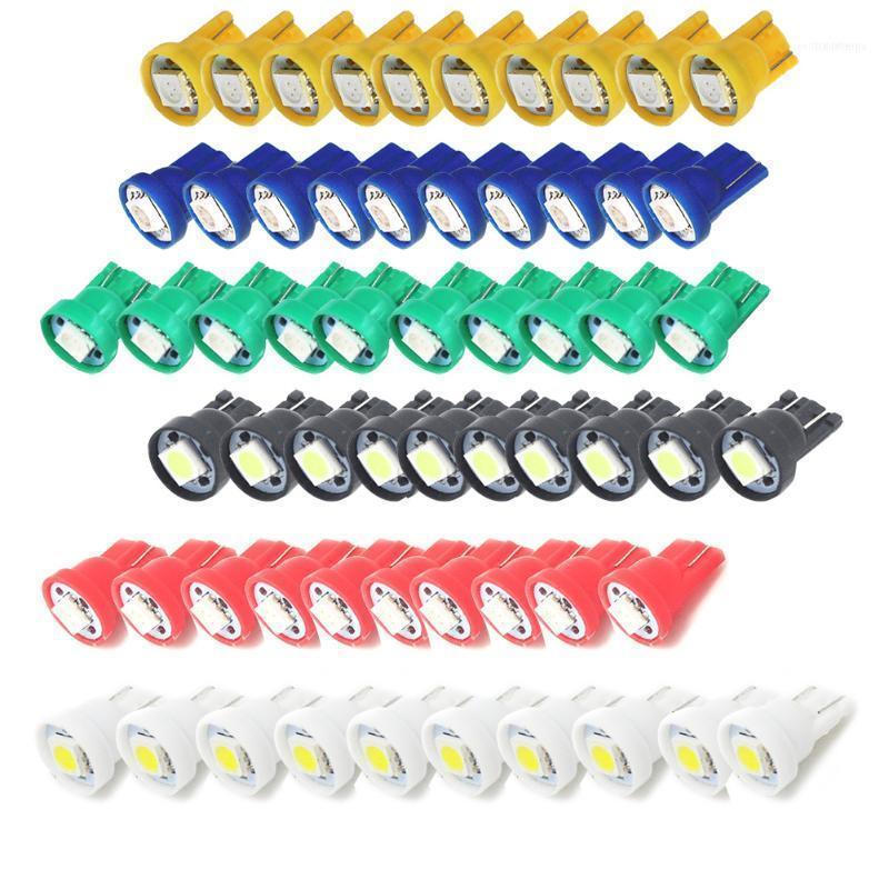 

Emergency Lights 10pcs T10 Wedge SMD Car LED Gauge Cluster 147 152 Speedometer Lamps F-1