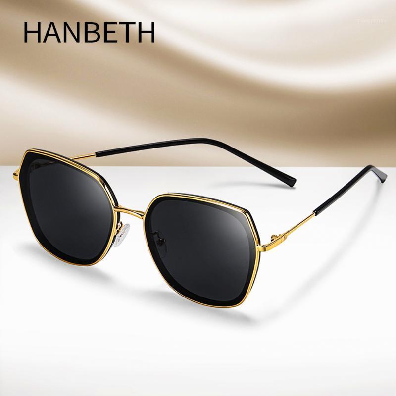 

Fashion Polarized Sunglasses Women Gradient Round Driving Sun Glasses Metal Frame Polarized Eyewear Women UV4001