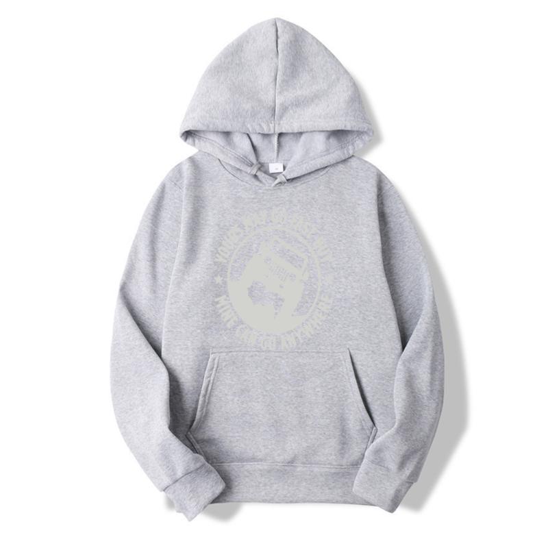 

Go Anywhere Unisex Sweatshirts Mens Casual Hoodies Tops Autumn Winter Pullover Vintage, Black