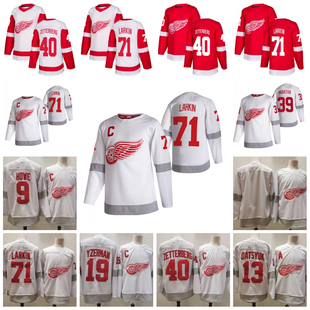 

Detroit Red Wings 2021 Reverse Retro Jersey Jakub Vrana Dylan Larkin Henrik Zetterberg Gordie Howe Steve Pavel Datsyuk Yzerman Namestnikov Mantha, 2021 reverse retro youth s-xl