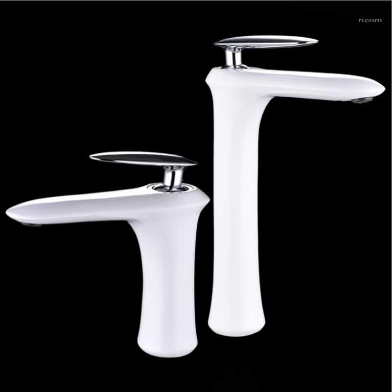 

3color European Brass Creative Heightenin Faucet Balcony Bathroom Wash Basin Hot And Cold Water Mixing Tap Counter Basin Bibcock1