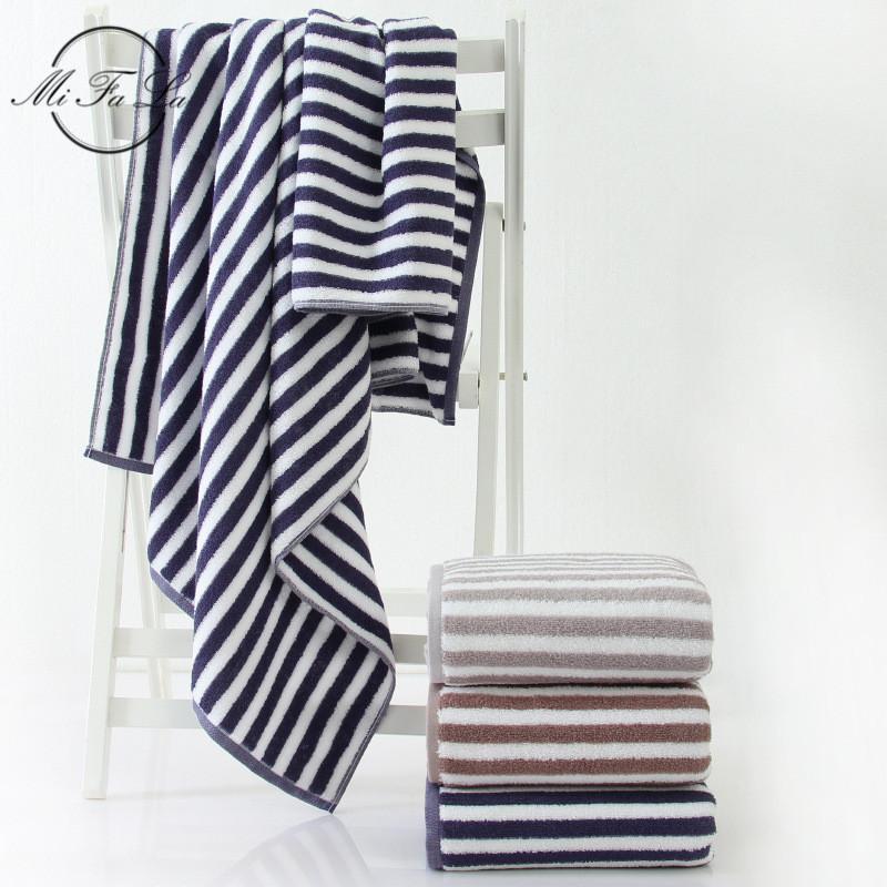 

Striped Large Cotton Men Bath Beach Towel Small Face Hand Towel Home Hotel Shower Towels Bathroom Badhanddoek Serviette de bain1, Coffee