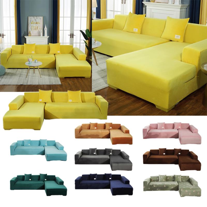 

Elastic White Sofa Cover Stretch Tight Wrap All-inclusive Sofa Covers for Living Room Couch Cover Chair Pillow Case