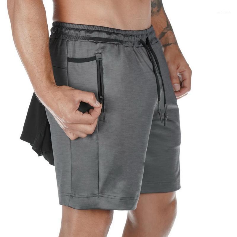 

Men Solid Sport Shorts 2020 New Pockets Fitness Work Out Shorts Drawstring Running Training Short Pants Male Elastic1, Yp0077-1