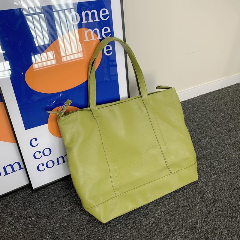 

PU Leather Shoulder Bags for Women 2021 Spring Fashion Green Casual Large Big Capacity Totes Shopping Crossbody Purses Handbag