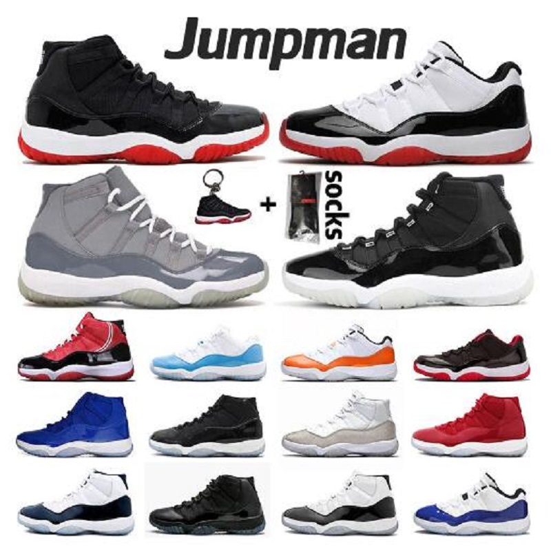 

cheap Bred 11s 11 mens trainers Women Basketball Shoes Concord 45 Platinum Tint Cherry Cap And Gown Space Jam sneakers Sport With box, # 10