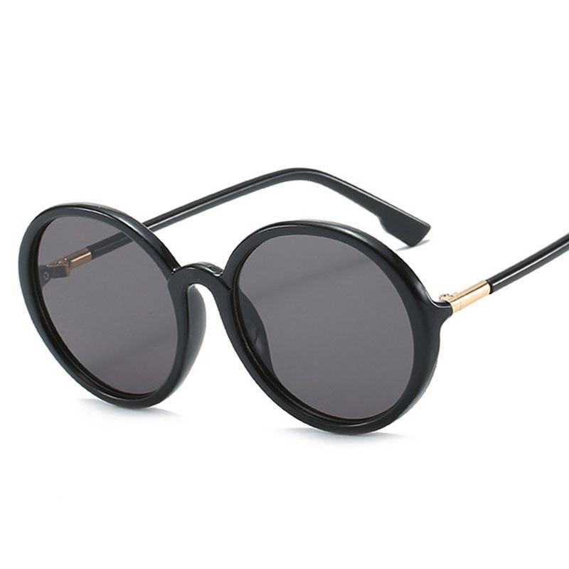 

Sunglasses Veshion High Quality Shop Counters Vintage Women Round Designer UV400 Gradient Ladies Retro