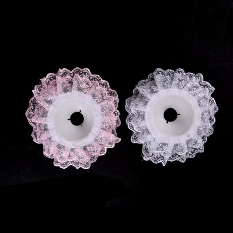 

1 pcs Wedding Bride Festive & Party Supplies Bridal Flower Bouquet Handle Holder With Lace Collar, Pink