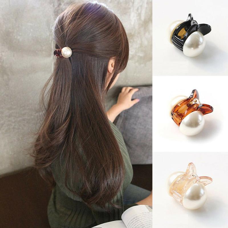 

1pc Hairpin Hairpin Fashion Crystal Hair Clip Pearl Mini Women Hair Accessories
