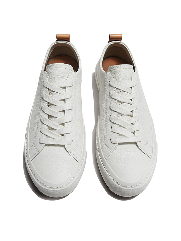 

2021 The New 20withered Plain English Woman Genuine White Leather Female Women Shoes 19y2
