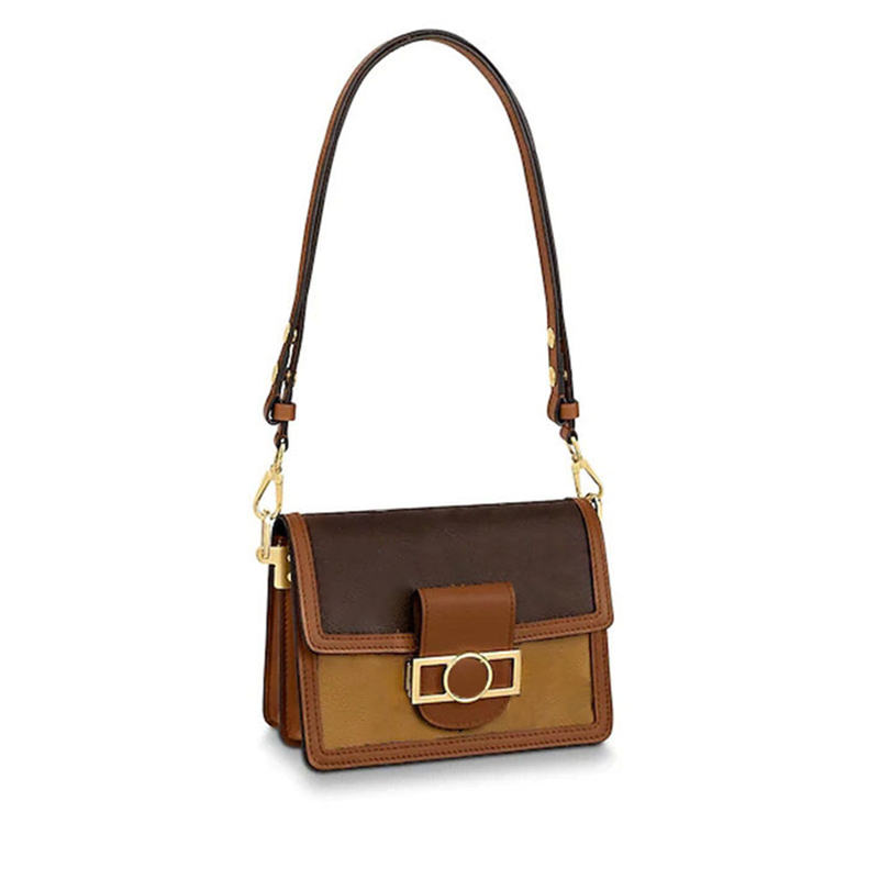 

Top Designer Women Shoulder Bag Fashion Leather DAUPHINE Handbags High Quality Lock Chain Corssbady Purses Pochette Shoulders Bags Wallet