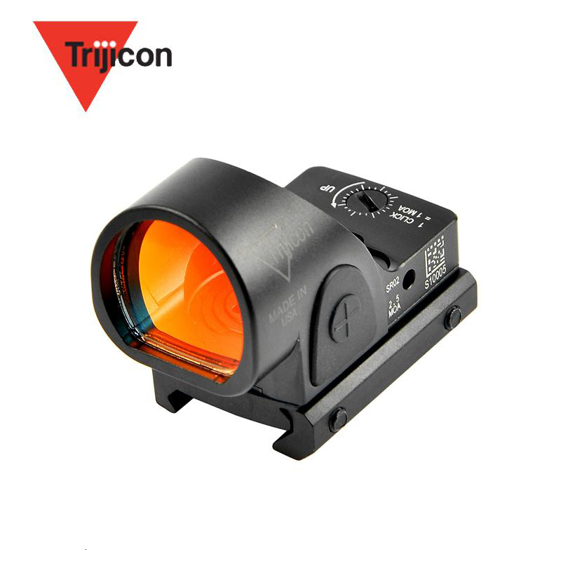 

Trijicon Mini RMR SRO Red Dot Collimator Reflex Sight Scope Fit 20mm Weaver Rail for Airsoft Hunting Rifle