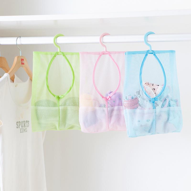

Multi-purpose Storage Bag Clothes Bags Kitchen Bathroom Hanging Storage Net Kids Toy Organizer Bag